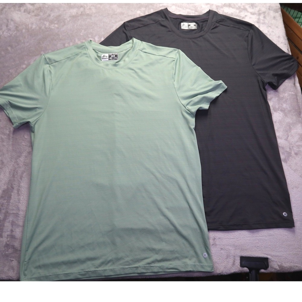 Lot of 2 RBX Performance X-Dri Men's L T-Shirts Reebok Workout Training